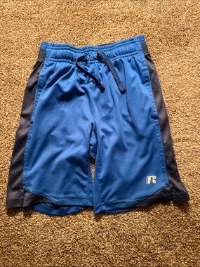 Russell Athletic Royal Blue Shorts with Navy Side Panels